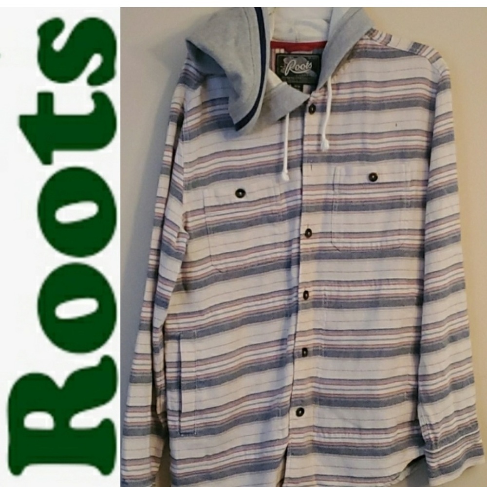 Roots button down jacket